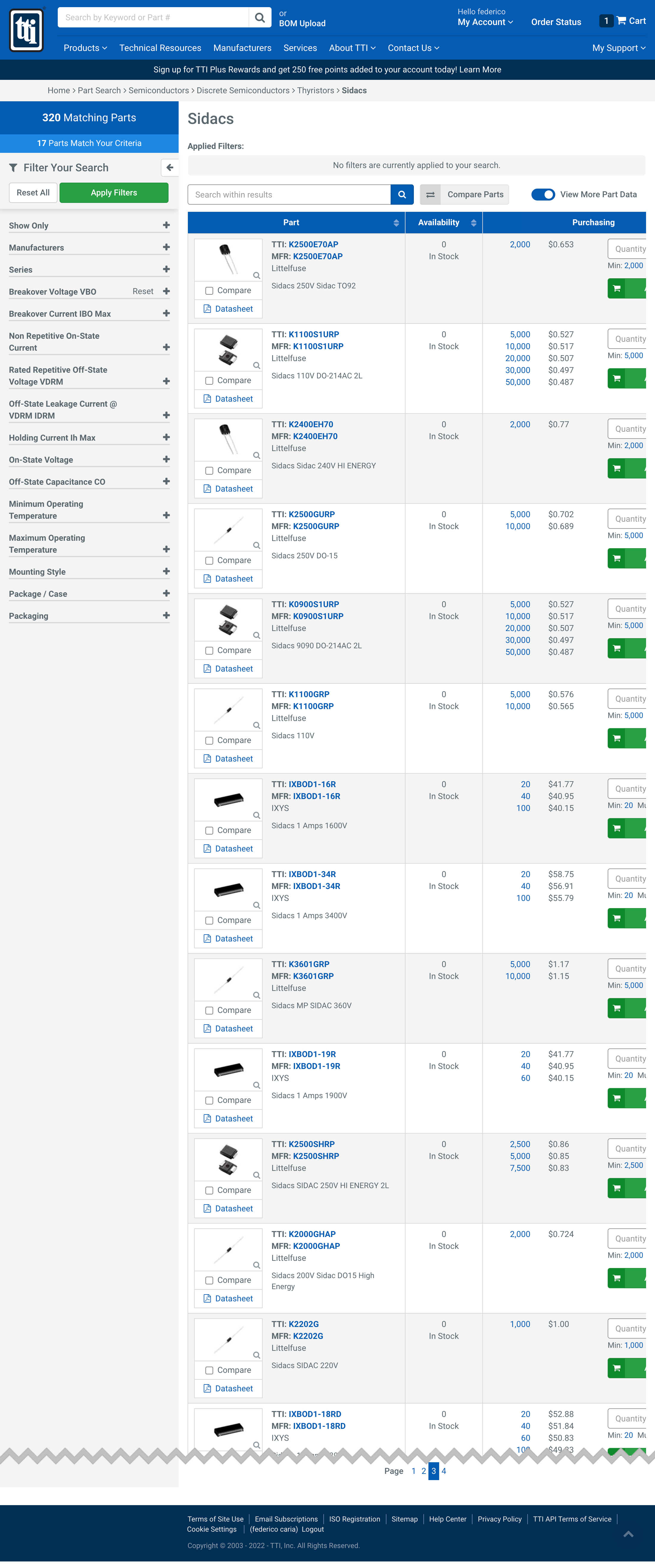 TTI’s Sorting Tool 272 of 465 Sorting Tool Examples Baymard Institute